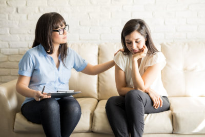 woman undergo consultation