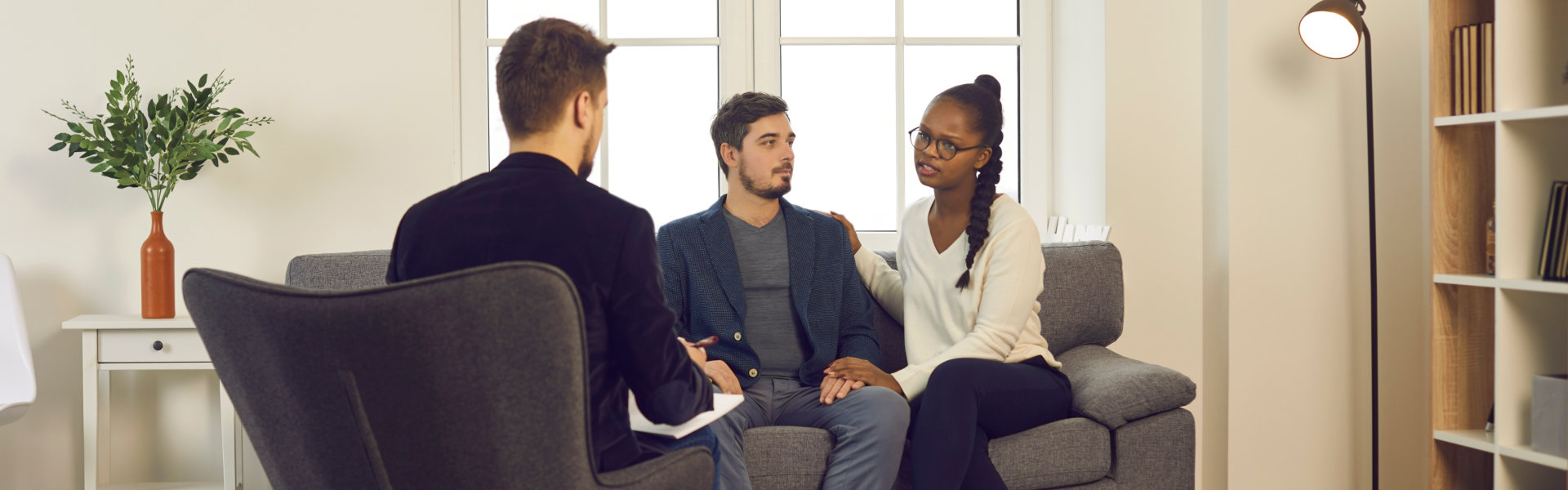 couple undergo consultation